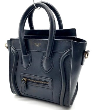 Celine Nano Luggage Pelle Nera