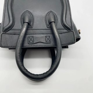 Celine Nano Luggage Pelle Nera