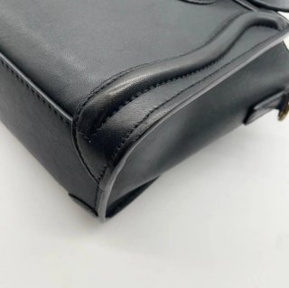 Celine Nano Luggage Pelle Nera
