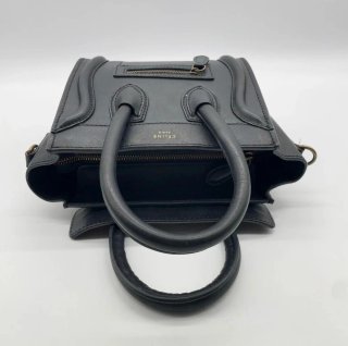 Celine Nano Luggage Pelle Nera