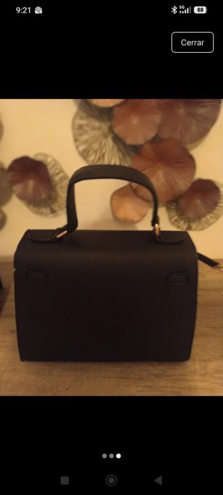 Bolso negro con lentejuelas