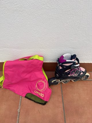 Patines Oxelo Talla 35-38 Rosa/Azul Marino