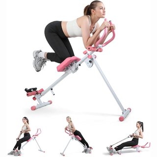 AB Machine Rosa Attrezzo Fitness per Addominali Multiuso