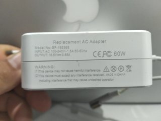 Adaptador Corriente Apple Blanco