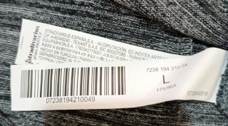 Vestido plateado Stradivarius Talla L