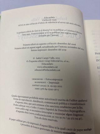 Libro Què és el disseny? Isabel Campi Valls