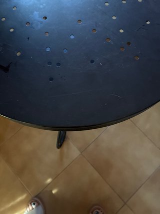 2 Tavolini rotondi in metallo