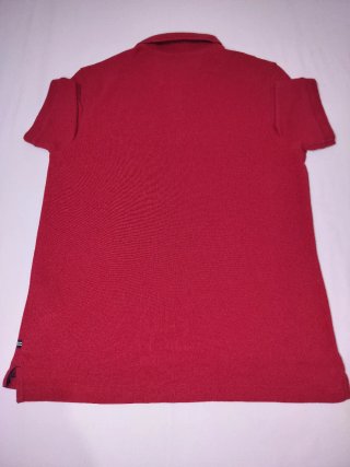 Nautica Vintage Red Short Sleeve Polo Shirt
