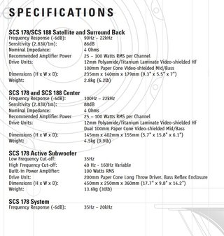 Altavoces 5.1 JBL SCS-178