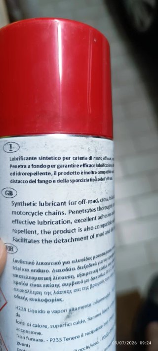 Lubrificante Catena Moto Spray WLADOIL