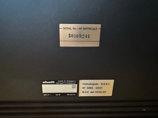 MAQUINA ESCRIBIR ELECTRONICA OLIVETTI ET COMPACT60