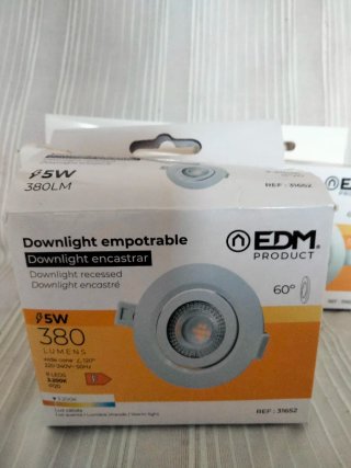 Lote 3 Downlight LED 5W EDM