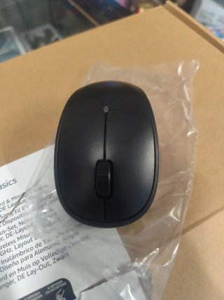 Teclado y Ratón Inalámbrico Amazon Basics Negro