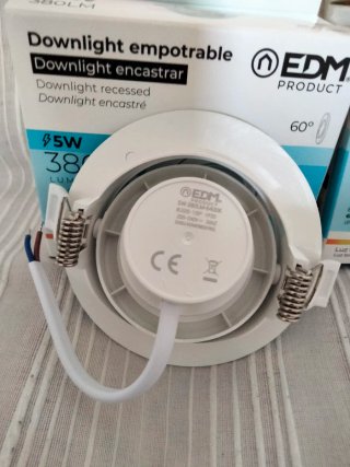 Lote 2 Downlight LED Empotrable 5W