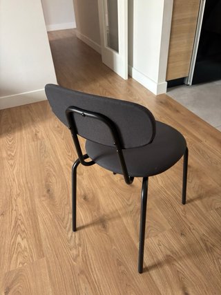 Sillas de comedor negras (4 unidades)