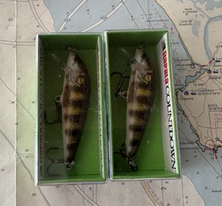 Lote 2 señuelos Rapala Countdown CD07 184