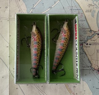 Lote 2 señuelos Rapala Countdown CD07 185
