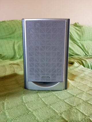 Altavoces Thomson Marrón y Plata