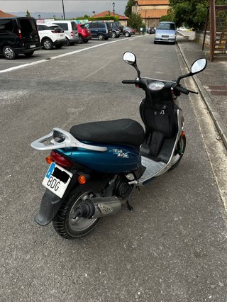 Kymco Top Boy 100 Scooter Plata/Azul