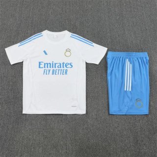 Conjunto Real Madrid Adidas Blanco y Azul