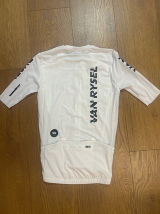 Maillot Van Rysel Team VR Blanco talla S