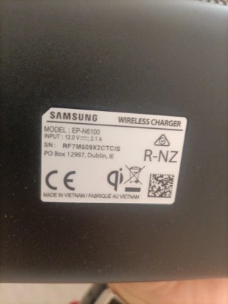 Cargador Inalámbrico Samsung Duo
