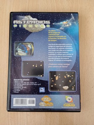 Videojuego de PC "Asteroios Fighter".