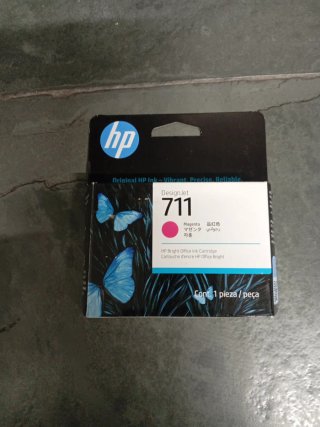 Cartuchos Tinta HP 711 Cyan y Magenta