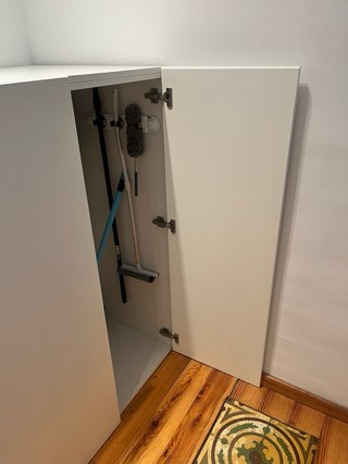 Mueble Almacenaje + lavadora + escobero