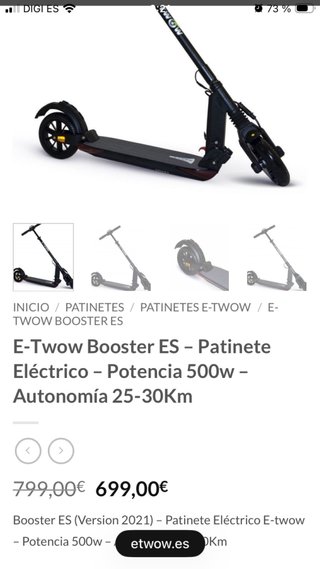 Patinete Eléctrico Etown Kers