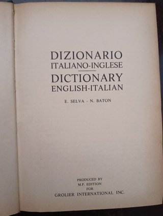 dizionario inglese-italiano italiano- inglese