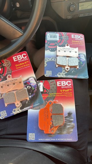 Pastillas de freno de moto