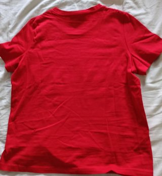 Camiseta Mango Roja Nudo