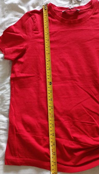 Camiseta Mango Roja Nudo