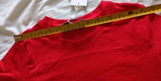 Camiseta Mango Roja Nudo