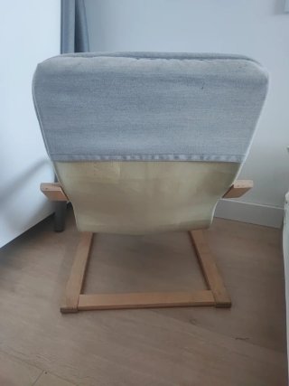 Sillón infantil madera y tela
