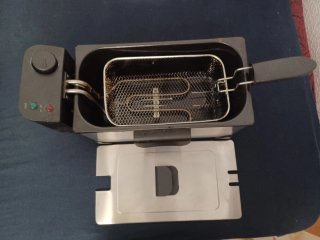 Freidora Eléctrica Acero Inoxidable