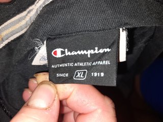 Pantaloni Champion Neri Taglia XL cameriere arbitr
