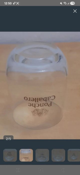 Vaso Ponche Caballero Antiguo
