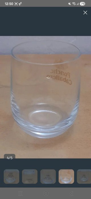 Vaso Ponche Caballero Antiguo