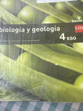 Libro de texto Biologia y geologia 4 Eso