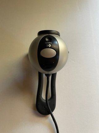 Webcam Logitech Argento/Nero
