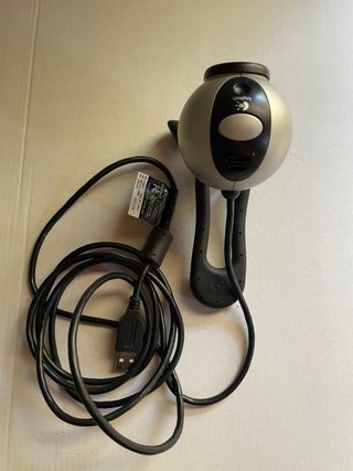 Webcam Logitech Argento/Nero