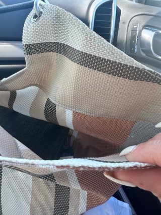 Bolso Marni Rayas Beige Multicolor