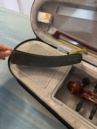 Violín para principiantes con funda y arco