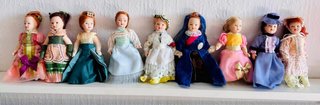 Muñecas de porcelana antigua