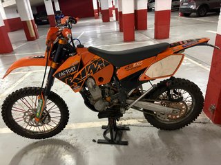 KTM 450 EXC Enduro Moto de Campo