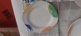 Vajilla cerámica multicolor 18 piezas A estrenar
