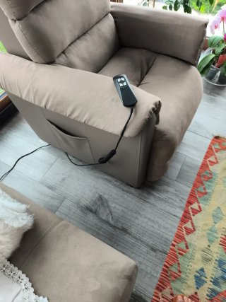 Sillón reclinable eléctrico 2 motores
