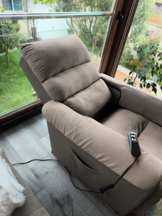 Sillón reclinable eléctrico 2 motores